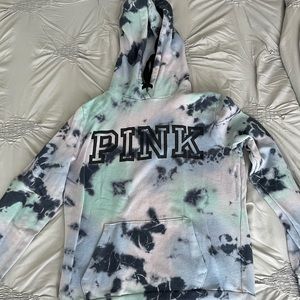 PINK VS tie dye  hoodie